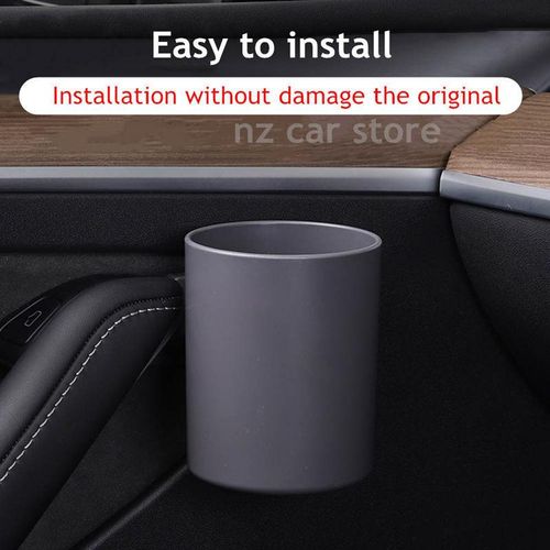 For Tesla Model 3 Y Interior Heightened Door Cup Holder Storage Bottle Box Cardrin Rank Water Modification Accessories