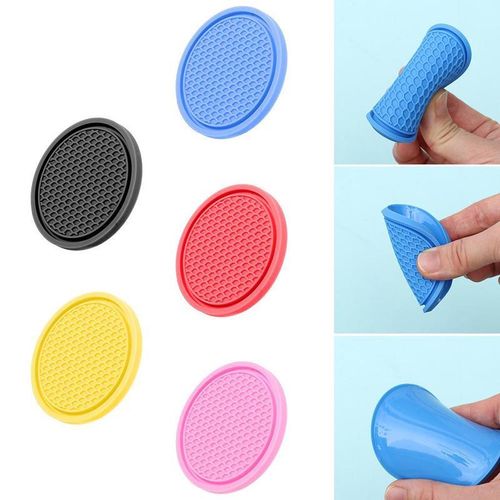 Rubber Insulation Pads Auto Cup Holder Insert Coaster Flower Teacup Non-Slip Mat Coaster Car Coasters Car Cup Mat Drink Coaster