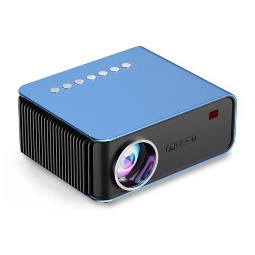 T4 Same Screen Version 1024x600 1200 Lumens Portable Home Theater LCD Projector, Plug Type:AU PlugBlue