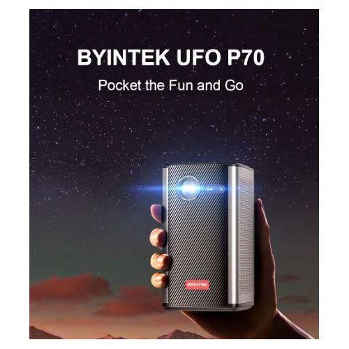 BYINTEK P70 Projector DLP Auto Focus 3D 4K Movie Mini Projector