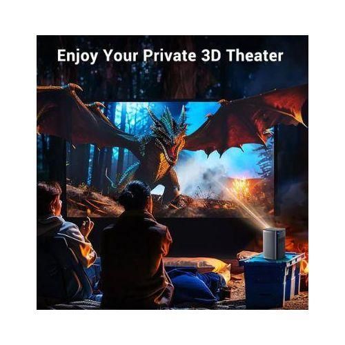 BYINTEK P70 Projector DLP Auto Focus 3D 4K Movie Mini Projector
