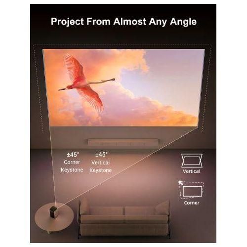 BYINTEK P70 Projector DLP Auto Focus 3D 4K Movie Mini Projector