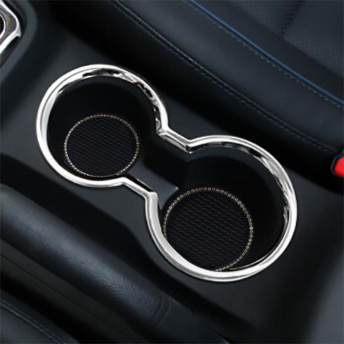 Car Universal Diamond Honeycomb Water Coaster Creative Cute Storage Mat Car Anti-Slip Mat Interior