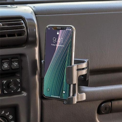 1pc Car Mobile Phone Stand Interior Parts Vehicle Cup Holder For Jeep Wrangler Jk Jl Tj Jt Multi-Function Car Bottle Holder