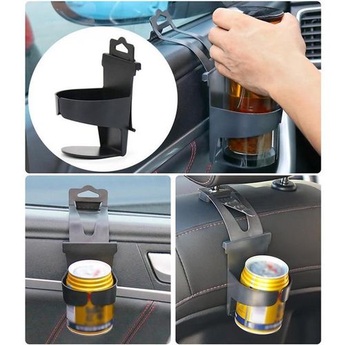 Multifunctional Drink Holder Universal Car Backseat Cup Holder Backrest Hook Water Bottle Storage Rack Cars Interior Accessories