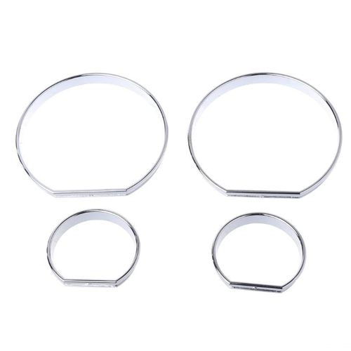 Chrome Gauge Dash Dial Rings Bezel Trim Speedometer Ac M-Tech For Bmw E46 M M3