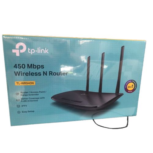 TP-Link Router Wifi Extender- Range Extender- Access Point- 450Mbps-Black