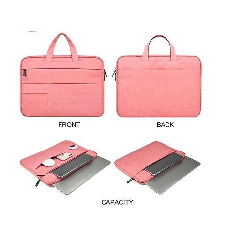 13-15.6 Inch Laptop Computer Portable Bag / Sleeve / Pouch - Pink