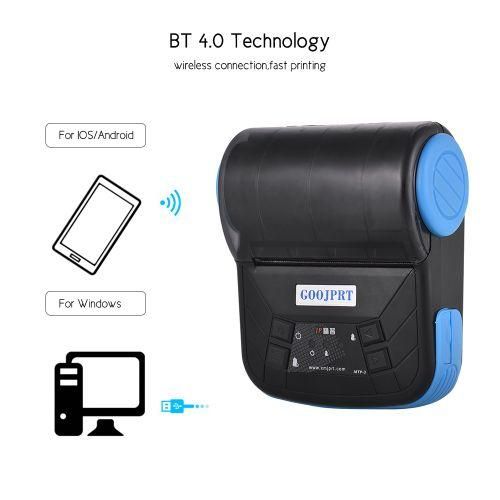 Goojprt MTP3 80mm BT Thermal Printer Portable Lightweight