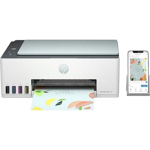Hp Smart Tank 582 Wireless All in One Printer  Print Scan Copy Up to 18,000