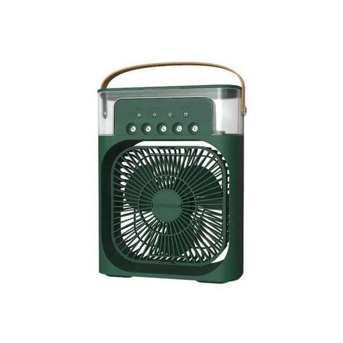Portable Fan Air Conditioners USB Electric Fan LED Night Light Water Mist Fun 3 In 1 Air Humidifie For Home Car Mini Fan. Colour May Vary