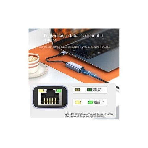 High speed USB 3.0 to Gigabit RJ45 LAN Ethernet Network Adapter Upto 1000Mbps