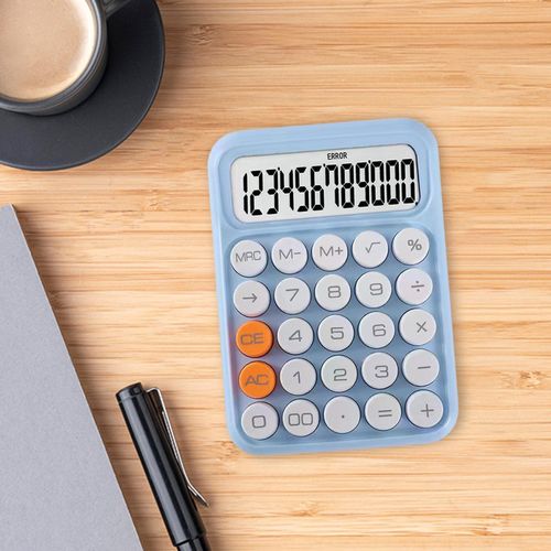 Calculator Cute Standard Function Light Blue