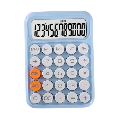 Calculator Cute Standard Function Light Blue