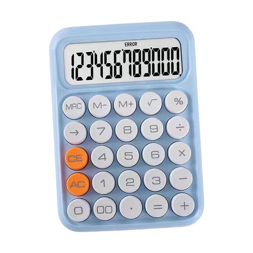 Calculator Cute Standard Function Light Blue
