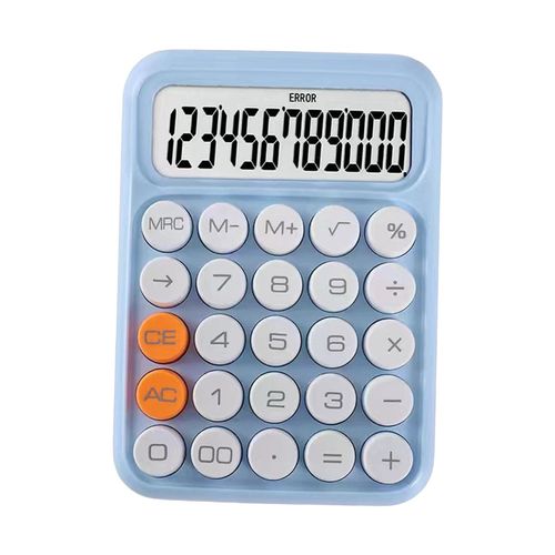 Calculator Cute Standard Function Light Blue