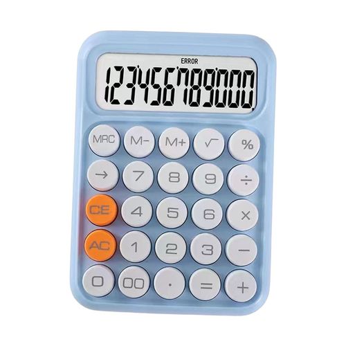 Calculator Cute Standard Function Light Blue
