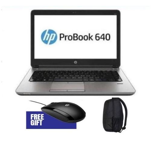 Hp Refurbished ProBook 640 I7 8GB RAM 500GB HDD 14'' & Free Bag - Black (6MTHS WRTY)