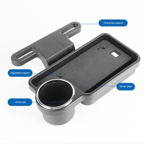 1/2/3pcs Car Folding Table Universal Food Beverage Rack Plate Adjustable Pen Coin Paper Purse Organizer Auto Interior Accessorie