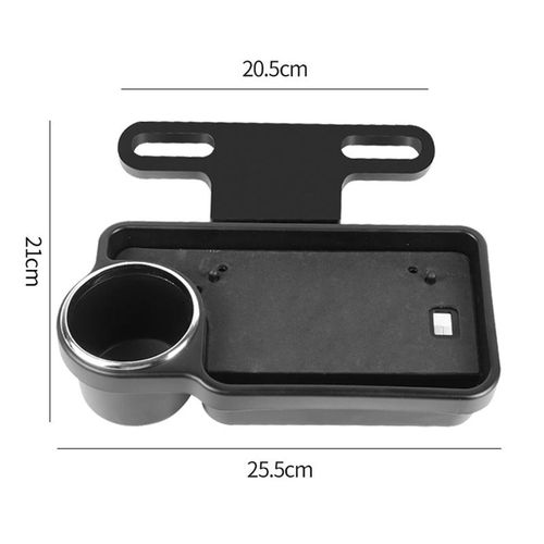 1/2/3pcs Car Folding Table Universal Food Beverage Rack Plate Adjustable Pen Coin Paper Purse Organizer Auto Interior Accessorie