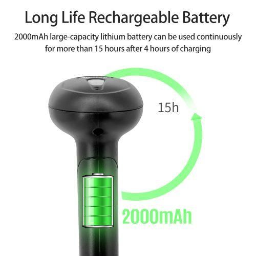 Handheld 1D2DQR Barcode Scanner 2.4G Wireless USB Wired