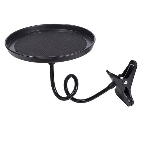 Black Car Plate Food Storage Tray Rack Folding Beverage Dining Table Drink Holder Car Pallet Back Seat Water Car Cup Holder
