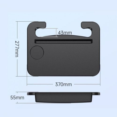 Car Dinner Table Anti-Slip Car Mount Suspension Structure Easy To Store Not Shaking Steering Wheel Lap Holder Desk