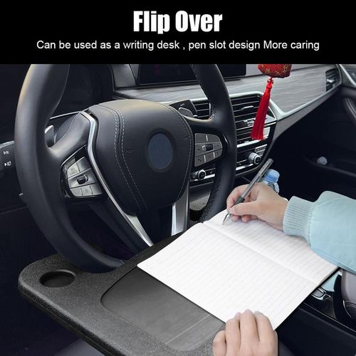 Car Table Steering Wheel Eat Work Cart Drink Food Coffee Goods Holder Tray Car Lap Computer Desk Mount Stand Seat Table
