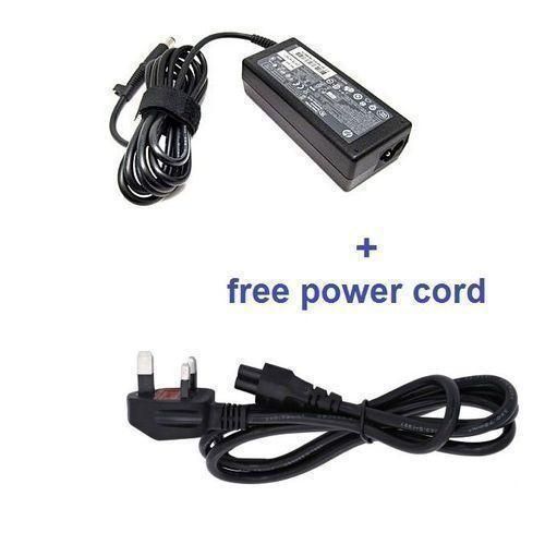 Hp Laptop Charger BIG PIN With Power Cable Adapter-Black