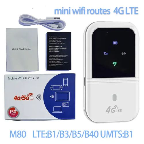 Generic Xim Unlocked Mobil wifi For Lyca - Airtel- MTN  All SIM Card - unlocked Mifi-mini Router-white
