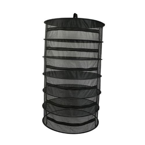 Hanging Basket 6 Layers With Zipper Folding Dry Rack Herb