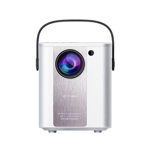 C500 Portable Mini LED Home HD Projector, Style:Android VersionWhite