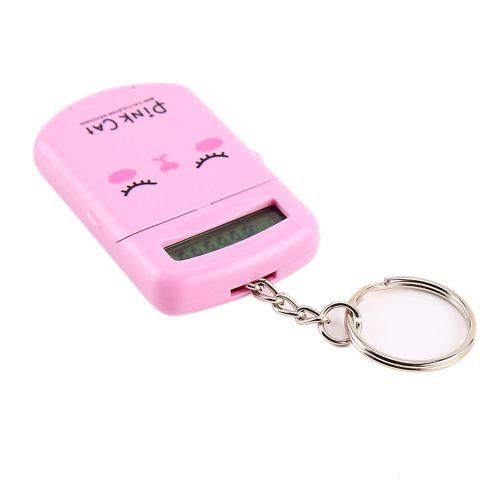 Mini Calculator Cute Cartoon With Keychain 8 Digits Display