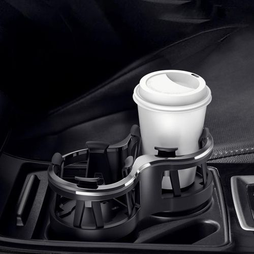 1pc Multi-Functional Car Mounted Glass Rack Modified Fixed Car Put Glass Ash Tray Rack Car Abs For Tea Cup Saucer Drink Holder