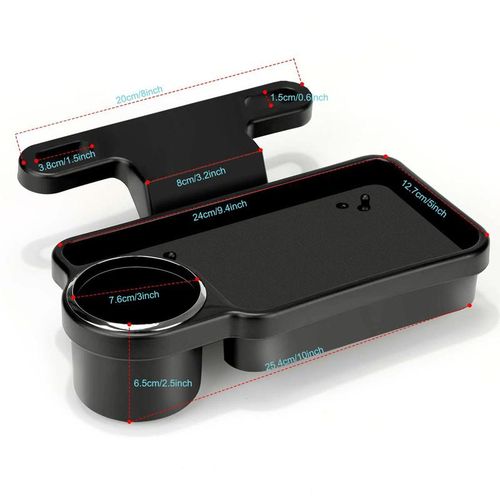 Back Seat Car Cup Holder Practical Foldable Water Bottle Rack Bracket Phone Drinks Holder Headrest Food Tray Bekerhouder Auto