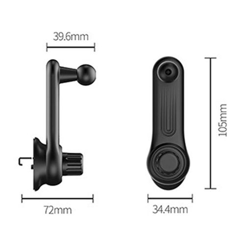 Universal Air Vent Phone Holder Car Gps Display Stand Bracket Base Shockproof Clip Adapter Support Mobile Phone Holder