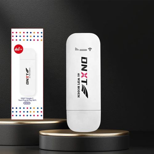 3 in 1 All SIM Cards Modem- WiFi- Hotspot-4G- LTE 150Mbps- WiFi 300Mbps- 12 Devices Supported- White