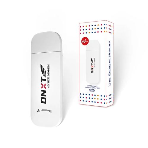 3 in 1 All SIM Cards Modem- WiFi- Hotspot-4G- LTE 150Mbps- WiFi 300Mbps- 12 Devices Supported- White