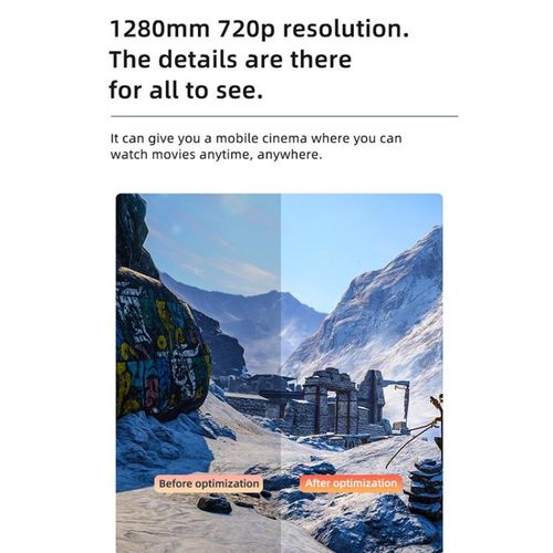 LCD Smart Projector, Same Screen Version, Plug Type:UK Plug UK Plug,