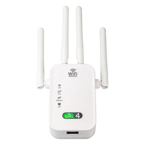 Wifi Extender- WiFi Booster- Signal Expansion- 300Mbps- White
