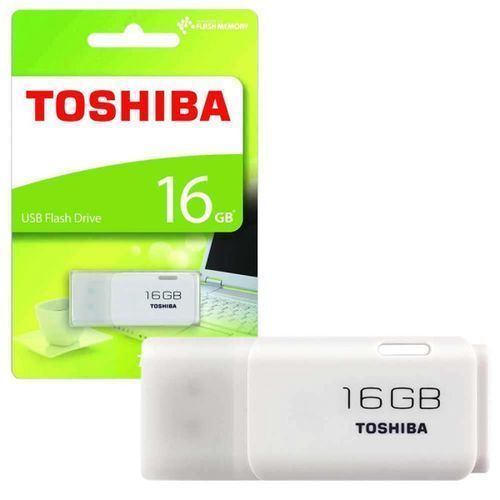 Toshiba 16GB USB Flash Drive- White