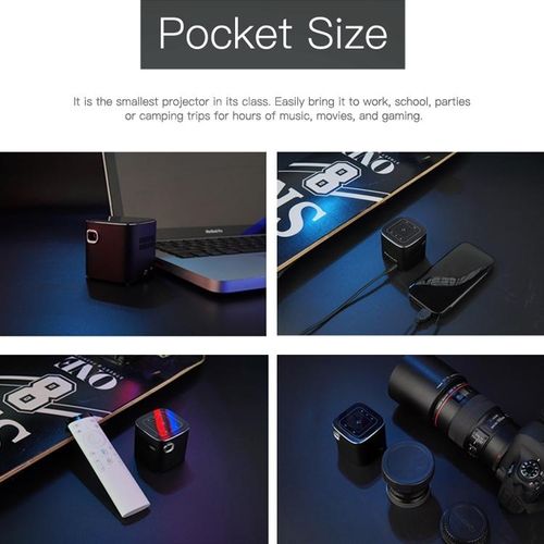 1080P HD Bluetooth 4.1 WiFi Smart 3D Projector, 1G+16G