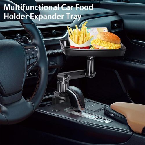 Portable Cup Holder Meal Tray - Expanded Table Desk Car Cup Holder Meal Tray Adjustable Universal Car Tray Table For Cup Holde