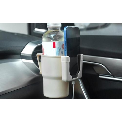 Car Cup Holder Phone Holder 2 In 1 Mount Multifunctional Auto Cup Holder Expander For Beverage Phone Coffee Bottles