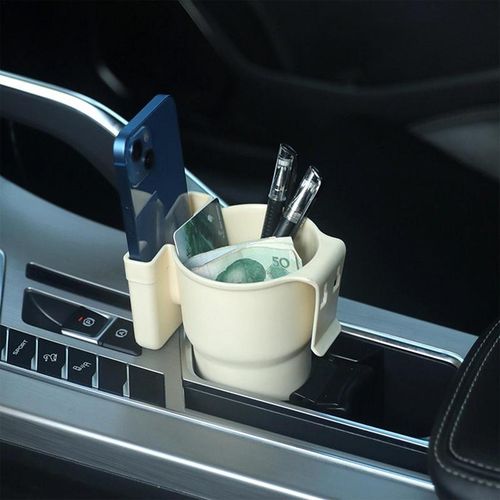 Car Cup Holder Phone Holder 2 In 1 Mount Multifunctional Auto Cup Holder Expander For Beverage Phone Coffee Bottles