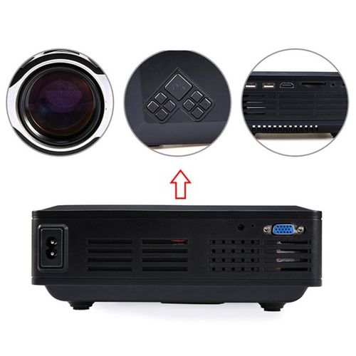 Z495 4 inch Single LCD Display Panel 800x400P Projector