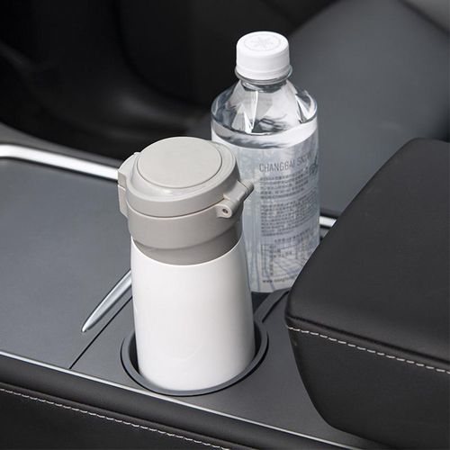 New Tpe Water Cup Holder Accessories Water Proof Console Cup Holder Insert Double Hole Holder For Tesla Model 3 Model Y 2021