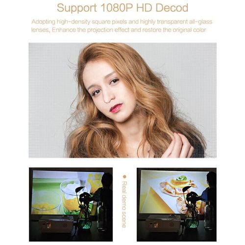 TB612 2200ANSI Lumens 1080P LED+LCD Technology Smart Project