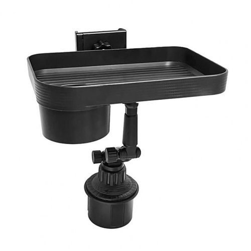 Coffee Table For Car Car Meal Tray Car Dining Tray With Cup Holder Mobile Phone Holder Space-Saving Solution For On-The-Go