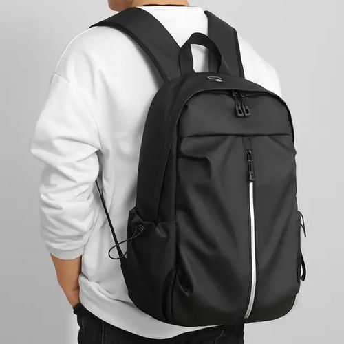 Waterproof  Heavy-duty Laptop Bag And Free Watch Design Of Bag May Differ - Black
